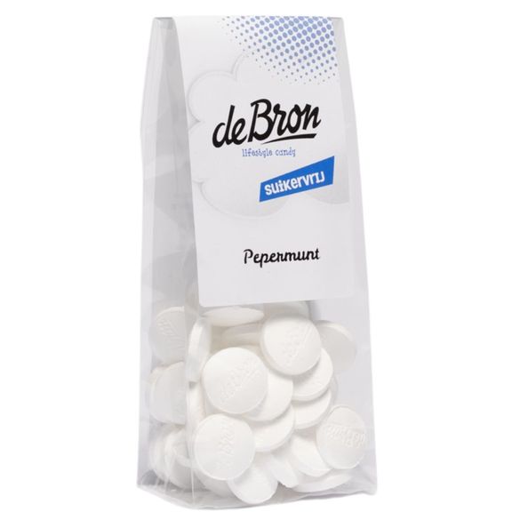 De bron pepermunt zakje 80 gr
