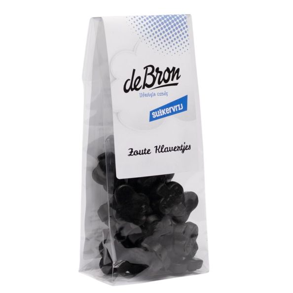 De bron zoute klavertjes zakje 90 gr
