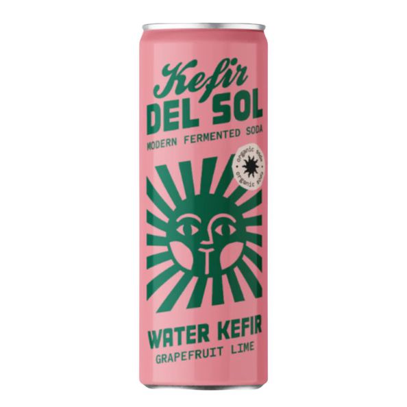 Kefir del sol grapefruit lime blik 25 cl
