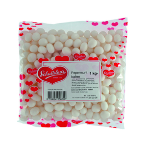 Schuttelaar pepermuntballen 1000 gr
