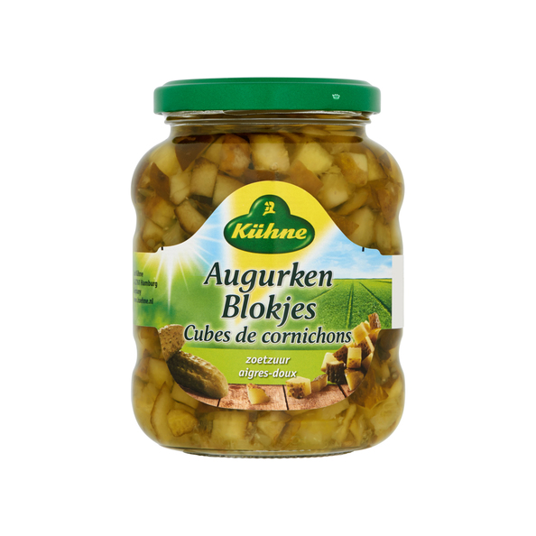 Kuhne augurkenblokjes 370 ml