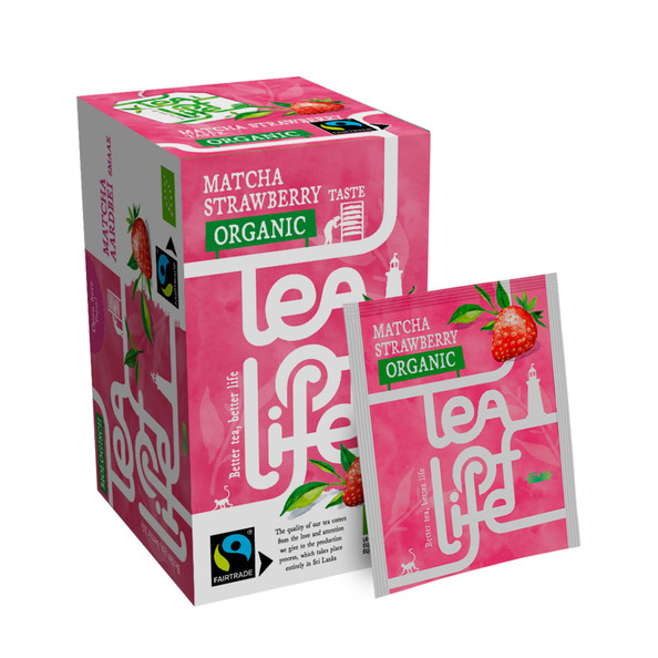 Tea of life fairtrade organic fgf matcha/strawberry 1.5 gr