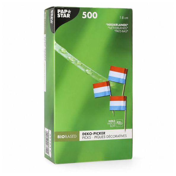 Prikker vlag Nederland 8 cm