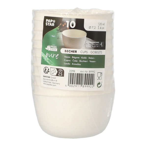 Schaal suikerriet 120 ml