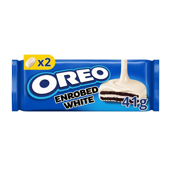 OREO Original met een bedekking met witte chocoladesmaak 24 x 41 gr