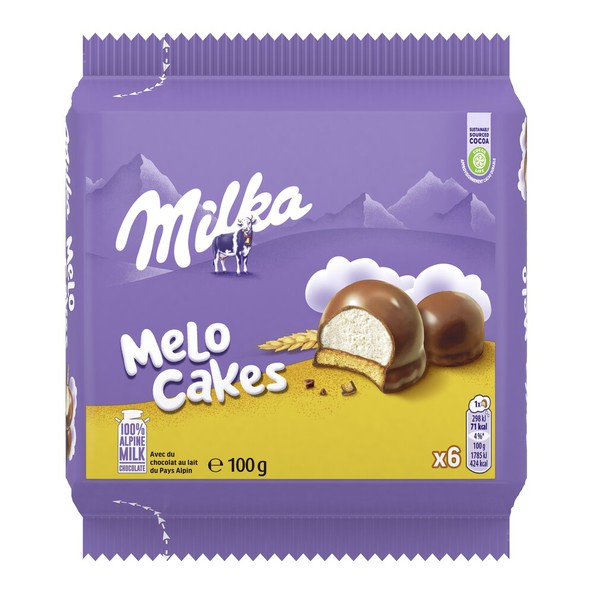 Milka melo cakes 100 gr