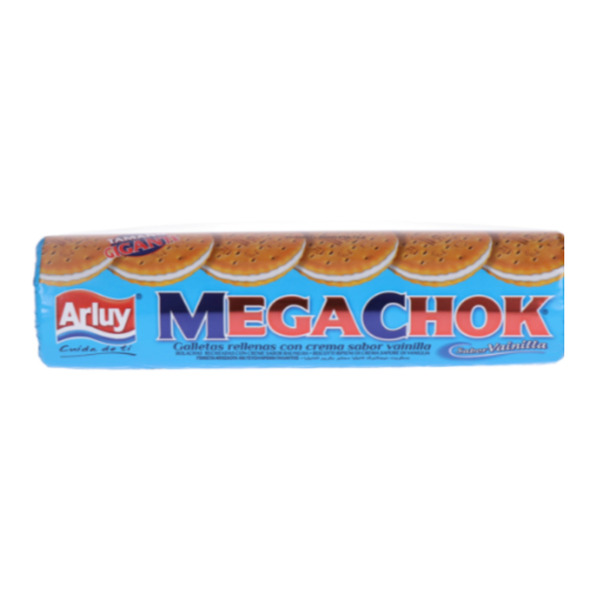 Arluy mega chok vanille flav. biscuit 500 gr. a15