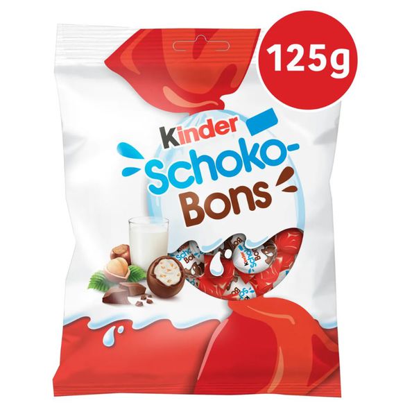 Kinder schokobons zakje 125 gr