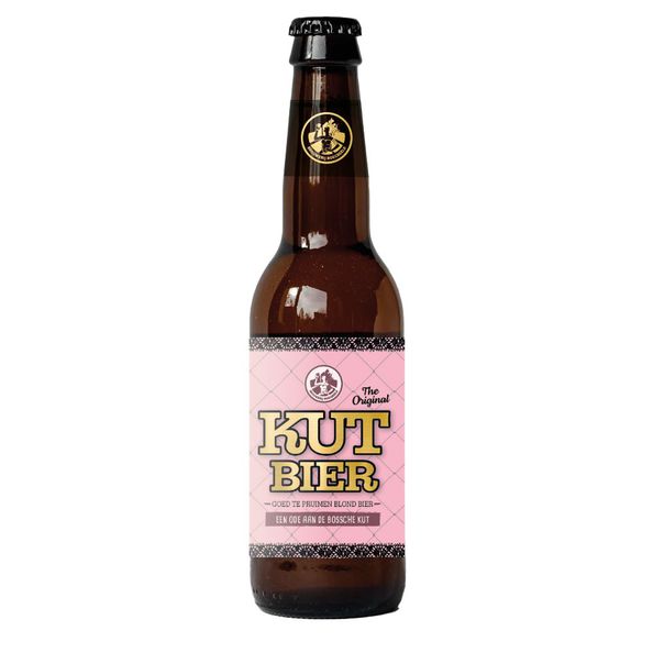 Boegbeeld kutbier the original blond met pruimen fles 33 cl