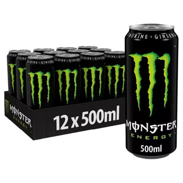 Monster energy regular blik 0,5 liter