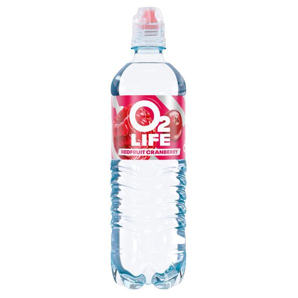 O2life red fruit cranberry pet fles 750 ml