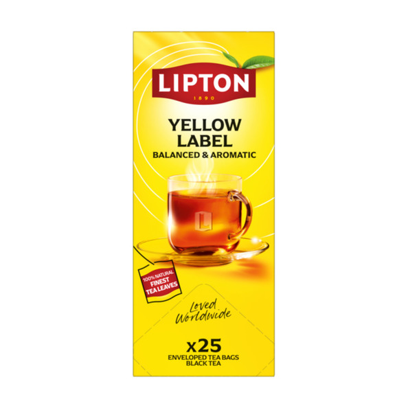 Lipton Feel Good Selection Thee Yellow Label 25 zakjes