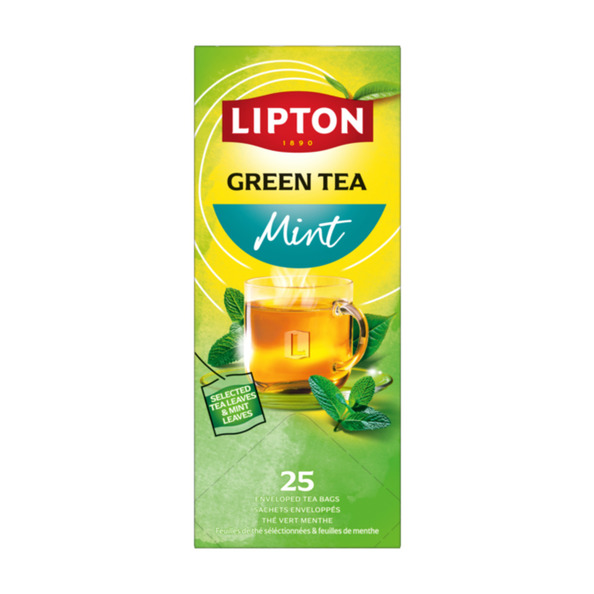 Lipton Feel Good Selection Groene Thee Munt 25 zakjes