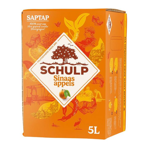 Schulp saptap sinaasappel 5 liter
