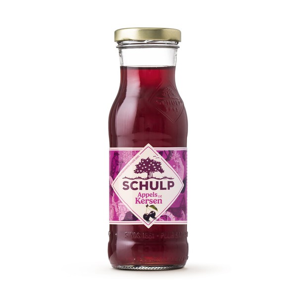 Schulp appel & kersensap flesje 20 cl