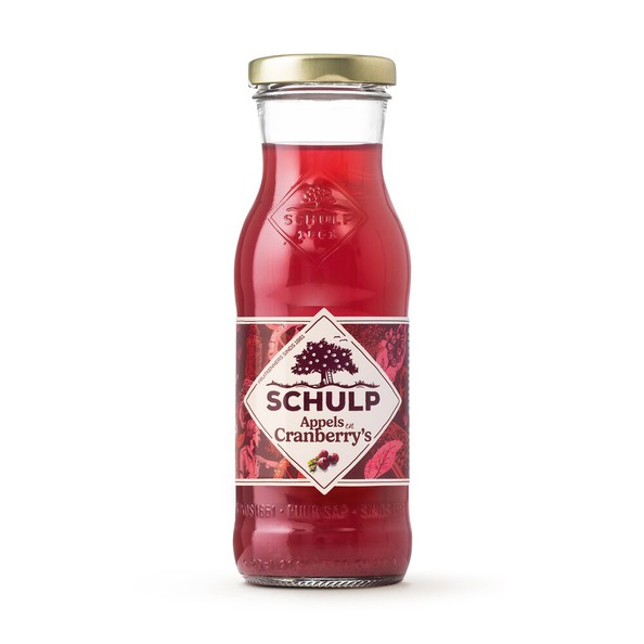 Schulp appel & cranberrysap 20 cl