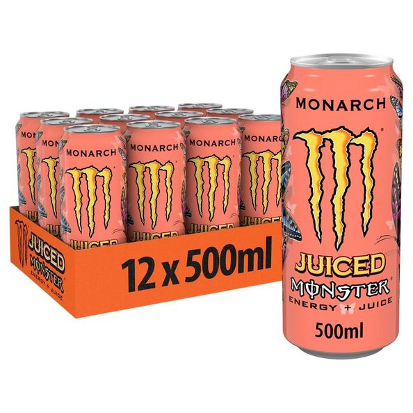 Monster energy juiced monarch blik 0,5 liter
