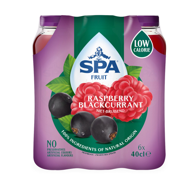 Spa fruit still raspberry blackcurrant pet 400 ml