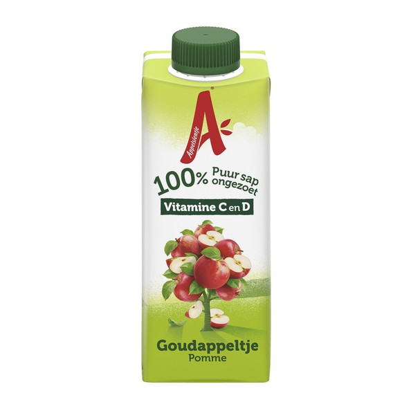 Appelsientje goudappeltje appelsap pakje 33 cl