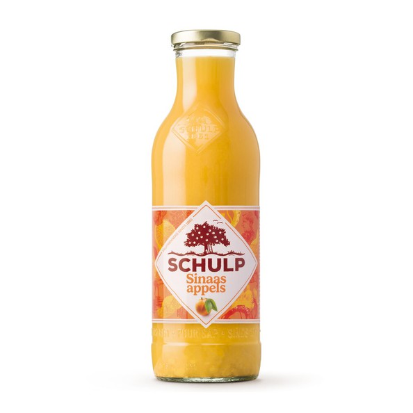 Schulp ambachtelijke sinaasappelsap fles 0.75 liter