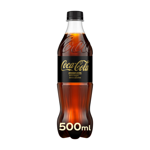 Coca-cola zero sugar zero caffeine pet 50 cl