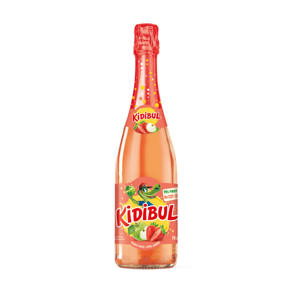 Kidibul appel-aardbei 0.75 liter