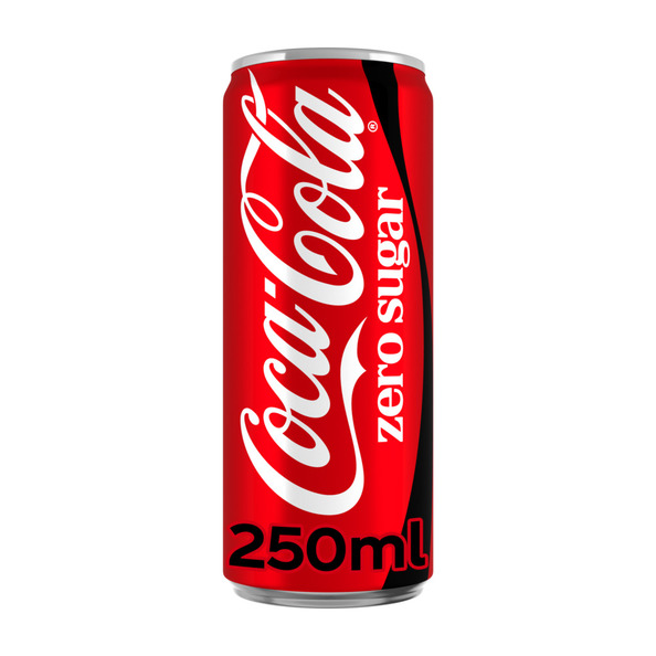 Coca cola zero blik 250 ml