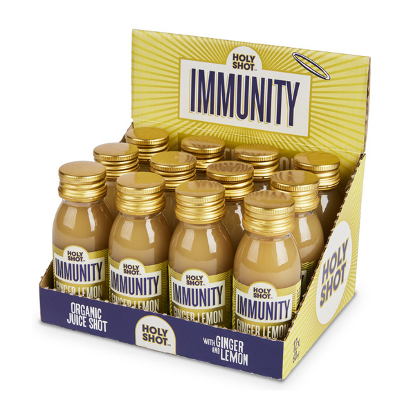 Holyshot immunity ginger lemon bio flesje 60 ml