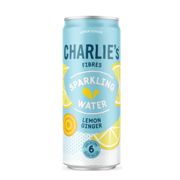 Charlie's fibers lemon ginger blik 33 cl