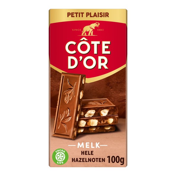 Cote d'or bloc melk/noot 100 gr