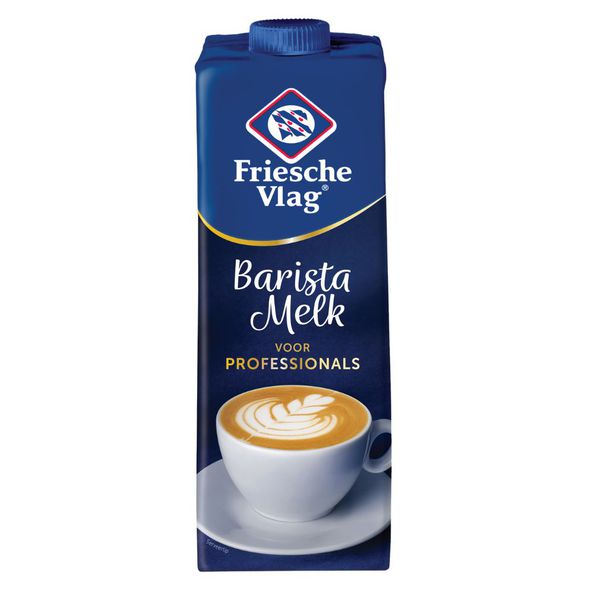 Friesche vlag baristamelk voor professionals pak 1 liter