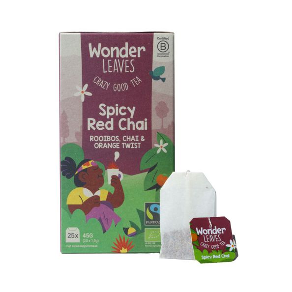 Wonder Leaves bio FT spicy red chai 1.8 gr