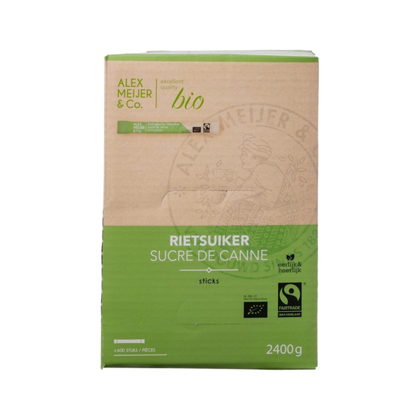 Earth BIO rietsuikersticks 600 stuks