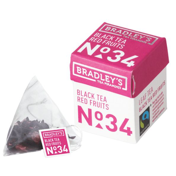 Bradley's piraminis black tea red fruits 2 gram N.34
