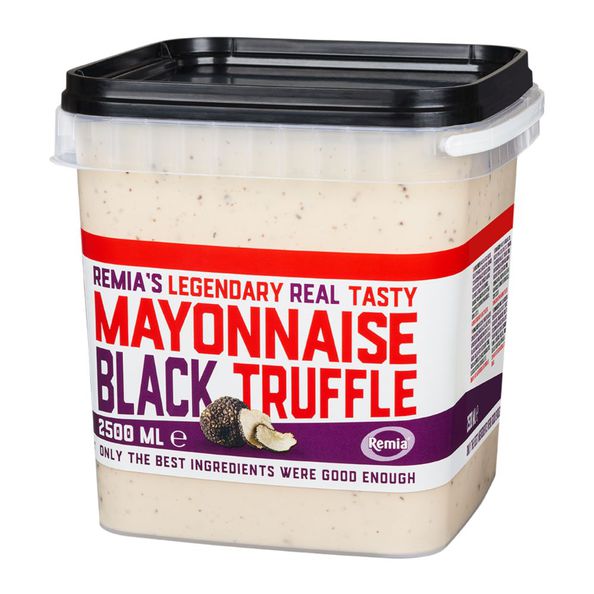 Remia mayonaise black truffle pot 2.5 liter