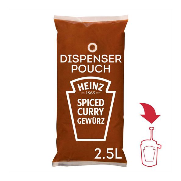 Heinz sauce-o-mat curry kruiden ketchup 2.5 liter