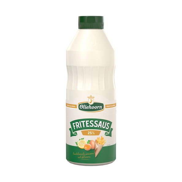 Oliehoorn fritessaus 25% 900 ml