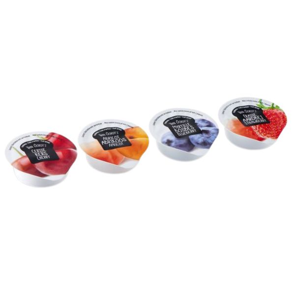 Van oordt fruitbeleg assortiment cups 15 gr