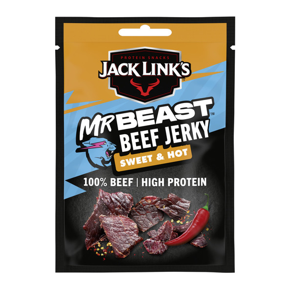 Jack link's beef jerky sweet en hot 25 gr