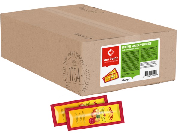 Frutesse rinse appelstroop zakje 15 gr