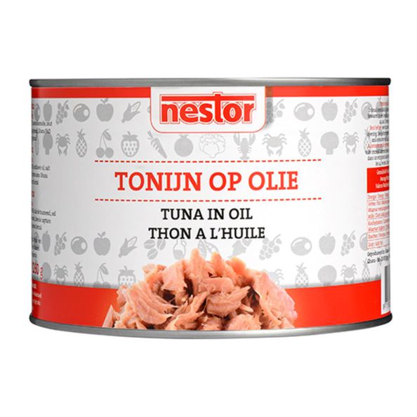 Nestor tonijn in olie 1.7 kg