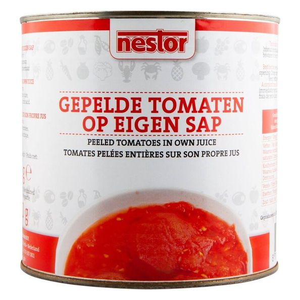 Nestor gepelde tomaten 2.5 kg