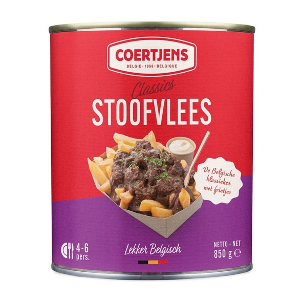 Coertjens stoofvlees 850 gr