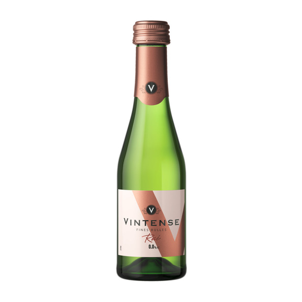 Vintense rose fines bulles flesje 20 cl alcoholvrije wijn