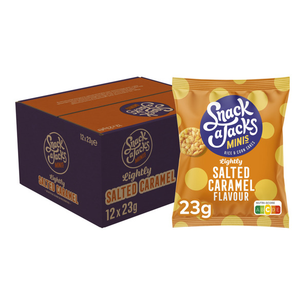 Snack a jacks mini's salted caramel 23 gr