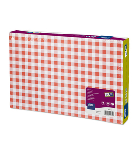 Placemat brabants bont rood