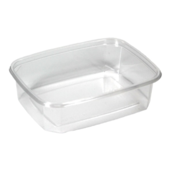 Saladebakje PS rechthoek 125 cc - 108 x 30 mm