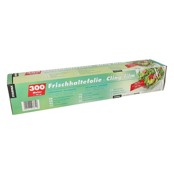 Vershoudfolie ongeperforeerd dispenser doos 45 cm x 300 m