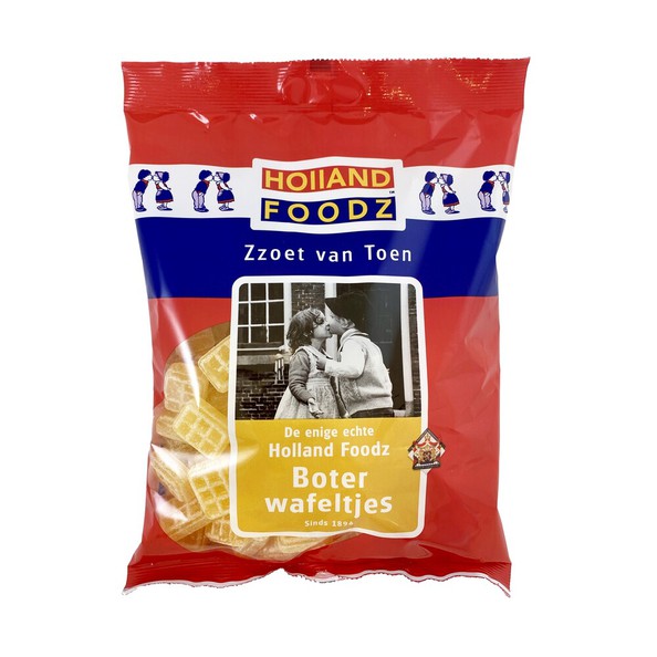 Holland Foodz boterwafeltjes zak 500 gr