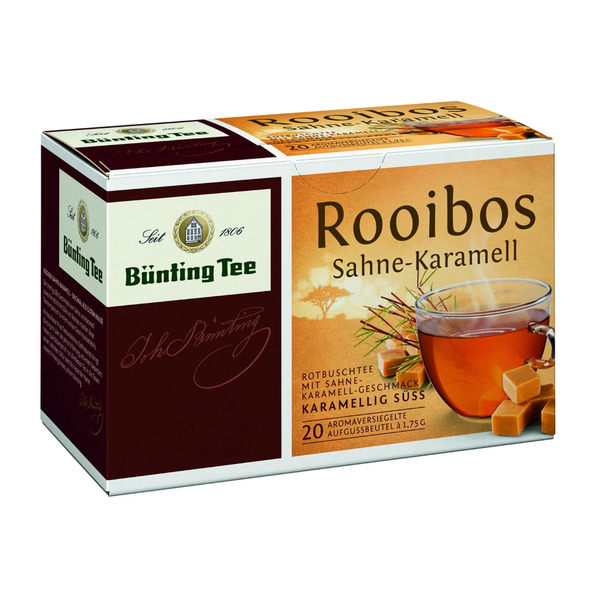 Bunting tee rooibos sahne karamel20x1.75gr. a12
